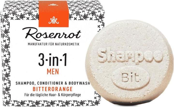 Actual product image Rosenrot MEN 3in1 bitter orange (Solid shampoo)