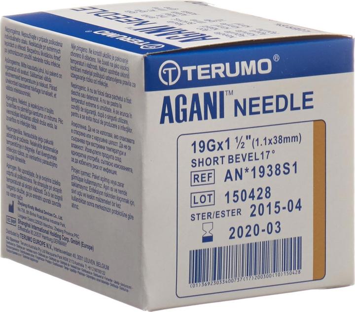 Immagine prodotto Terumo Aga monostrato 19G 1,1x38mm elfe 100