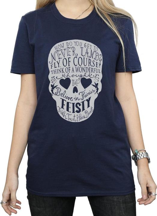 Immagine prodotto Disney Tinker Bell Skull Maglietta Ampia Donna (M)