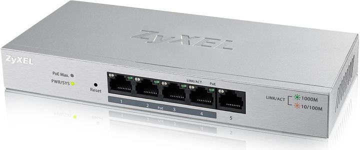 Zyxel GS1200-5HP v2 5 Port Switch, 1Gbps (5 Ports)