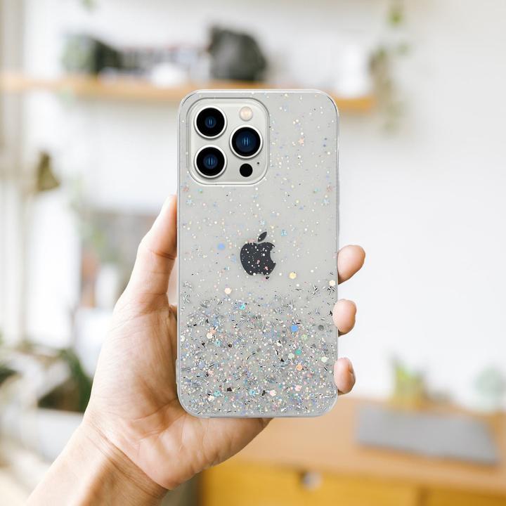 Produktbild Cadorabo TPU Cover funkelnder Glitter (Apple iPhone 13 Pro Max)
