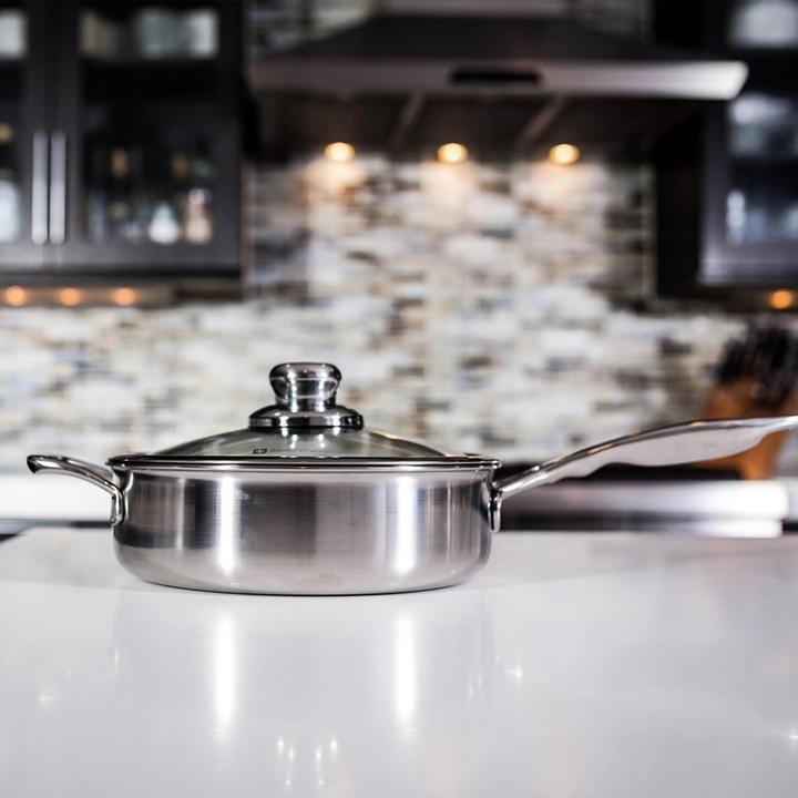 Immagine prodotto Swiss Diamond XD Inox (28 cm, Padella per friggere, Acciaio inossidabile)