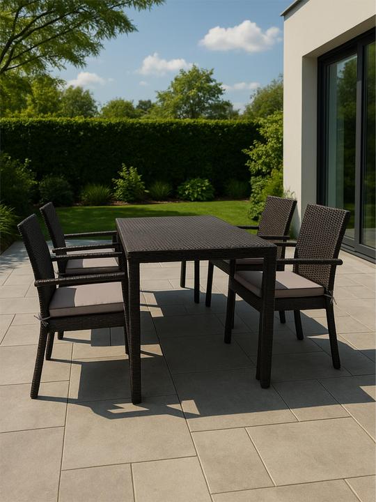 Actual product image Aspero 4 Stuhlkissen 40x40 cm Lucca - 9691 (40 x 40 x 5 cm)