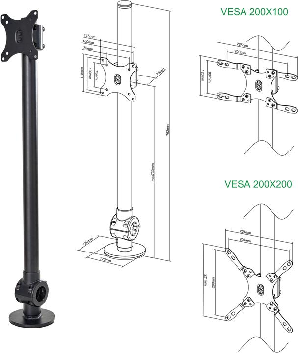 Immagine prodotto Oplite NitroKart - Braccio del monitor