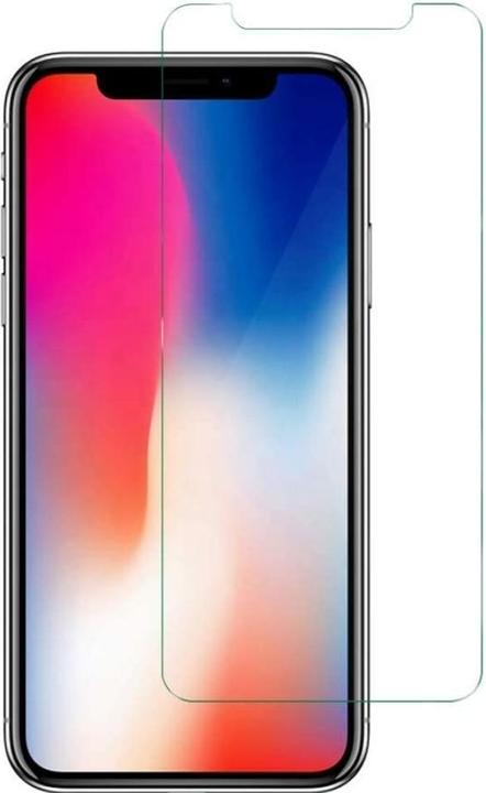 Actual product image Screenguard Apple iPhone X Protective Glass Film Case Friendly Design (1 Piece, Apple iPhone X)