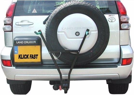Image du produit ProPlus Porte-vélos Klick Fast II avec support de plaque d'immatriculation
