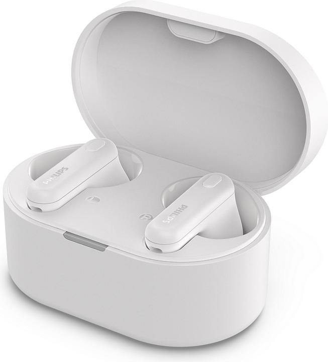 Image du produit Philips TAT1108WT Casque/écouteur Sans fil Appels intra-auriculaires/Musique Bluetooth Blanc (5 h, Sans fil)