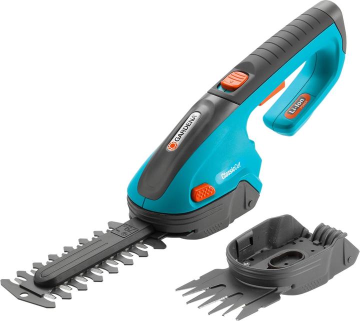 Gardena Gras- und Buchsschere Set ClassicCut (Akkuheckenschere)