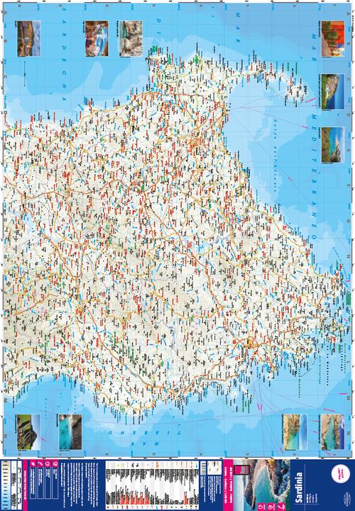 Actual product image Map of Sardinia / Sa