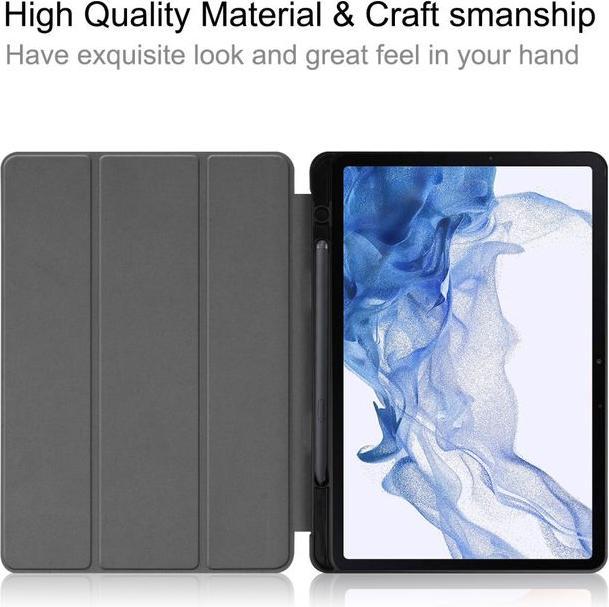 Image du produit MU Classic Étui en cuir pliable trois fois (Galaxy Tab S8)
