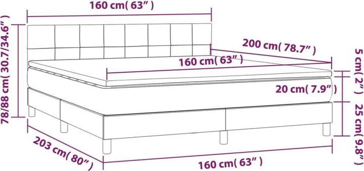 Image du produit VidaXL Koa (160 x 200 cm)