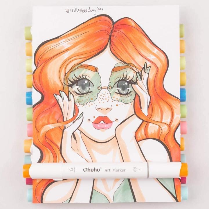 Produktbild Ohuhu Honolulu B Kunstmarker (Mehrfarbig, 72 x)
