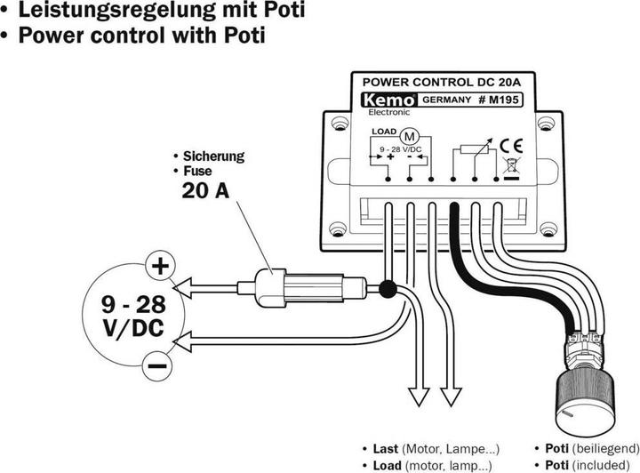 Produktbild Kemo PWM Leistungsregler Baustein M (Diverse)