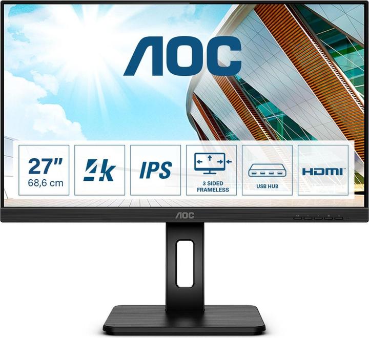 Actual product image AOC U27P2 (3840 x 2160 Pixels, 27")