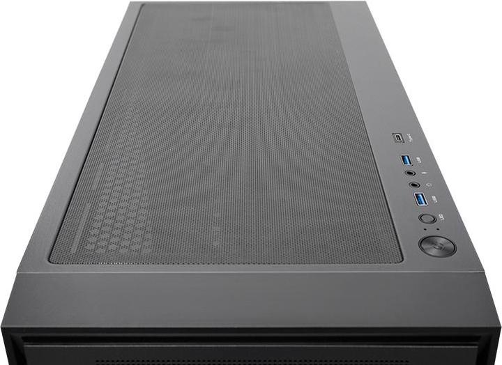 Actual product image Chieftec Hunter 3 GS-03B-OP (schwarz, Tempered Glass) (mATX, Mini-ITX, E-ATX)