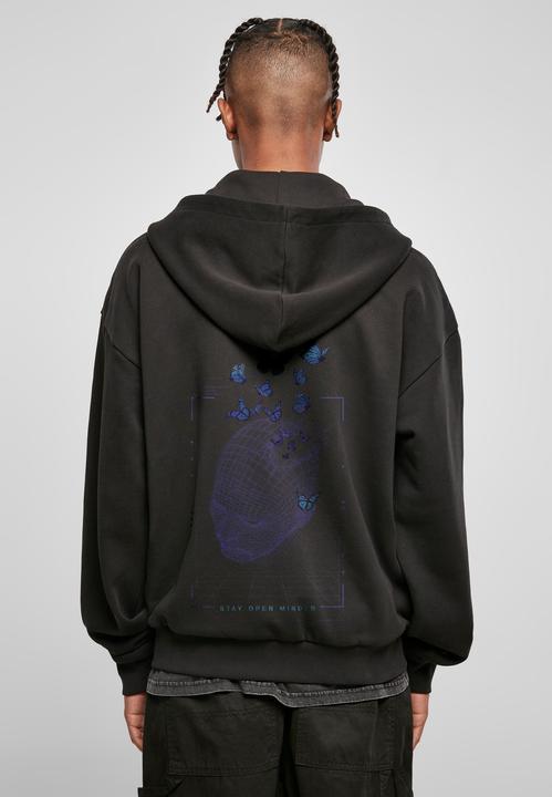 Produktbild Mister Tee Grid Head Butterfly Oversize Hoody (5XL)