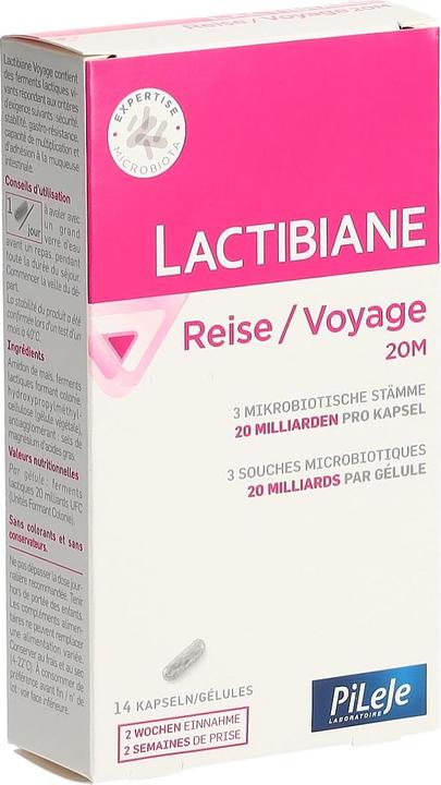 Immagine prodotto Lactibiane Viaggio 20M (14 Pezzo/i, Pillole, 22 g)