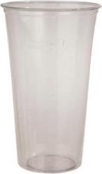 Huhtamaki Plastic glass 50 cl Ø95x156 mm Lux PS Clear,65 pcs/ps - (65 pcs)