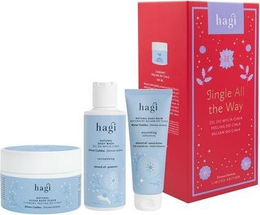 Actual product image Hagi Hagiset Jingle All The Way Winter Wrap Shower Gel 150ml, Body Cream 75ml, Body Scrub 200ml (200 ml)