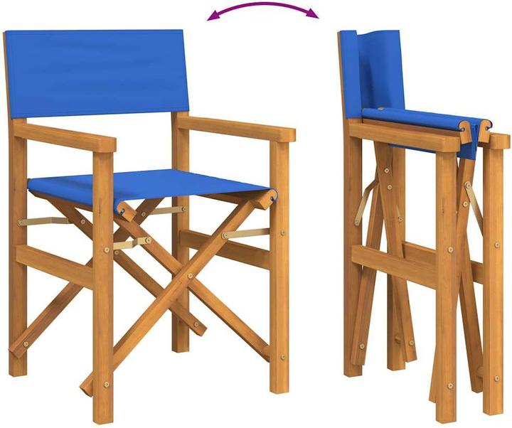 Immagine prodotto VidaXL Sedia da regista pieghevole in teak