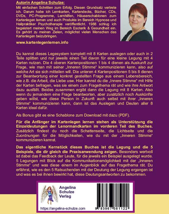 Nährwerte und Zutaten Kartenlegen lernen mit 40x LENORMAND POWER Die Weisheit der inneren Stimme (Deutsch, Angelina Schulze, 2020)