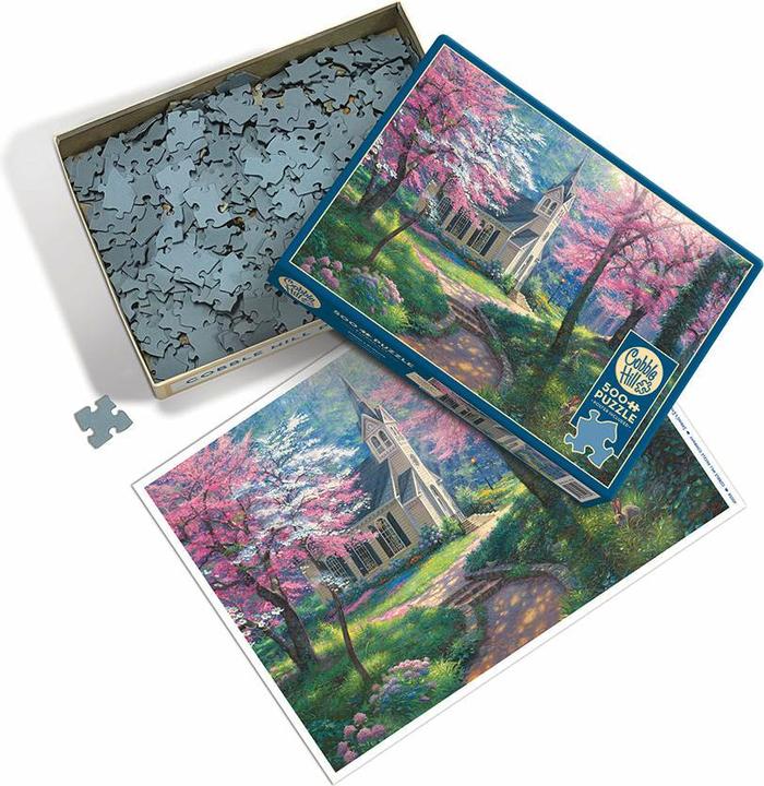 Image du produit Cobble Hill Frühlingsumarmung Puzzle 500 Teile (500 pièces)