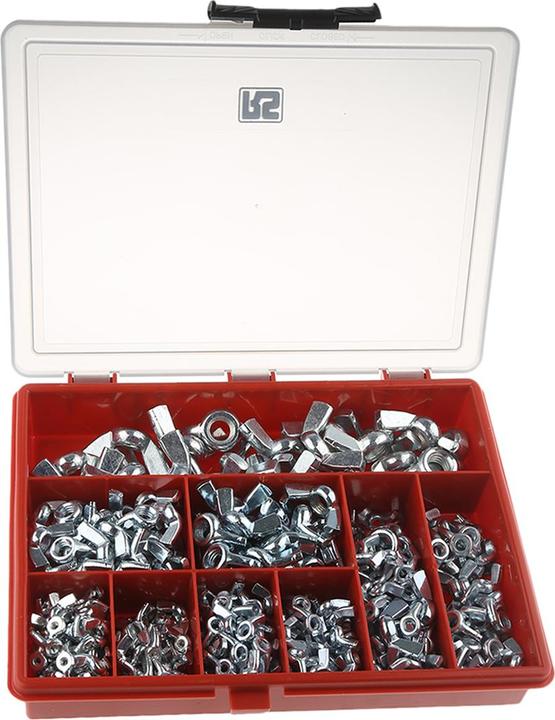 Image du produit Rs Pro Jeu d'écrous à ailettes en acier M3-M12 (M10, M12, M3, M4, M5, M6, M8)