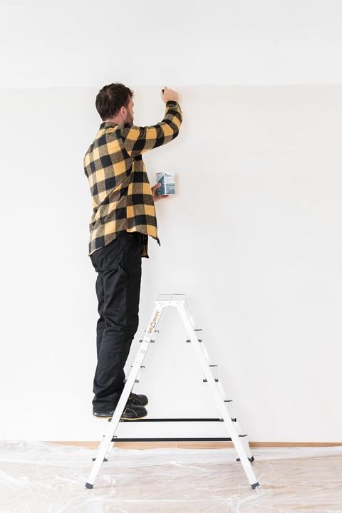 Produktbild Drabest Klappleiter, beidseitig 2x5 Stufen (Mehrzweckleiter)