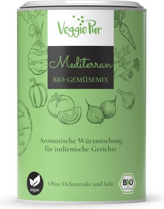 Produktbild Veggiepur Bio Gemüse-Kräuter-Mix Mediterran (169 g)