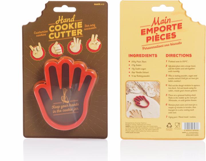 Actual product image Suck UK Hand Cookie Cutter