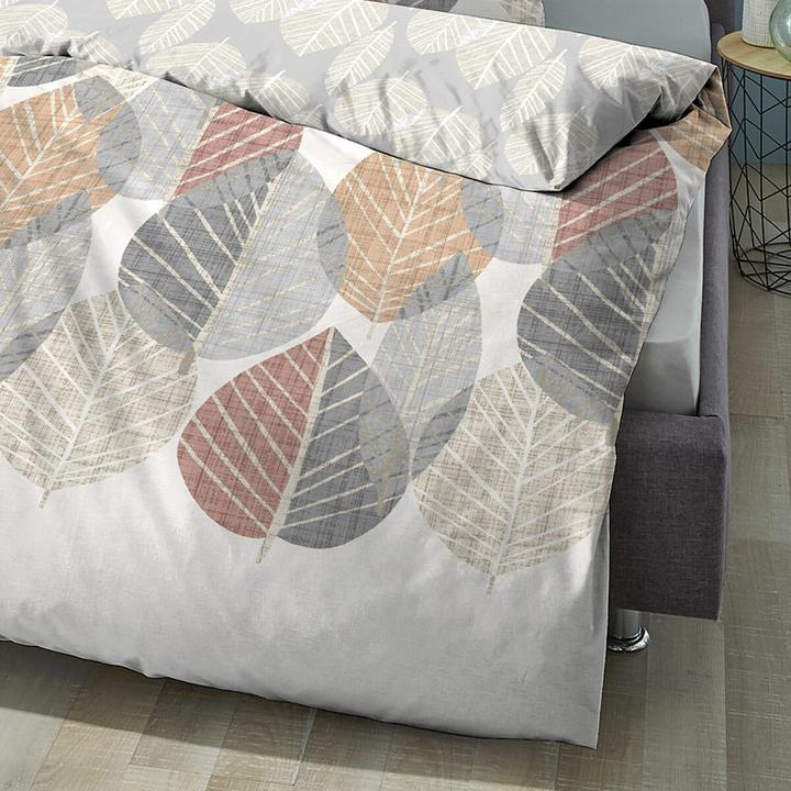 Actual product image Biberna Comfort fine fibre bed linen 4168-555 nature (Bedding set, 135x200 cm (80x80 cm))