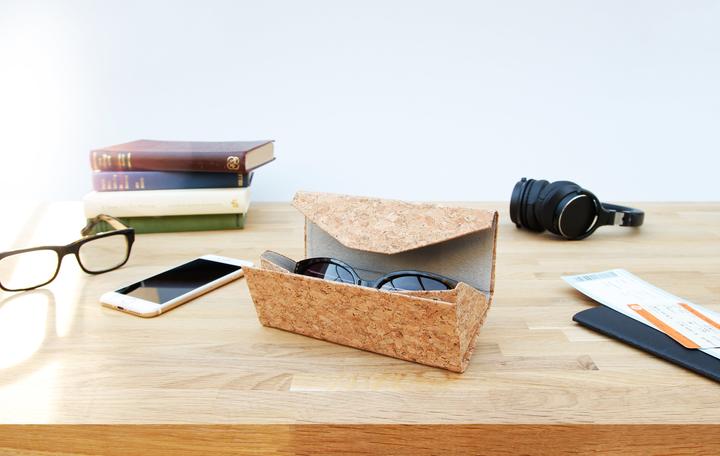 Actual product image Good Design Works Cork Sunglasses Case
