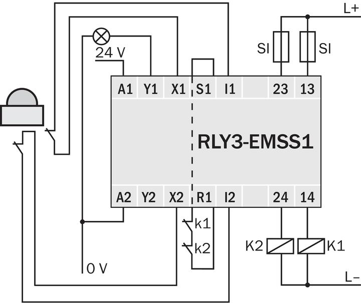 Produktbild Sick Dual-Channel Safety Switch Safety Relay, 30V dc, 2 Safety Contacts