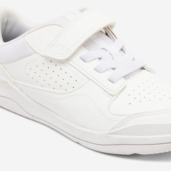 Actual product image Decathlon Sports shoes for kids with laces/velcro fastening - Playventure Yard white (30)
