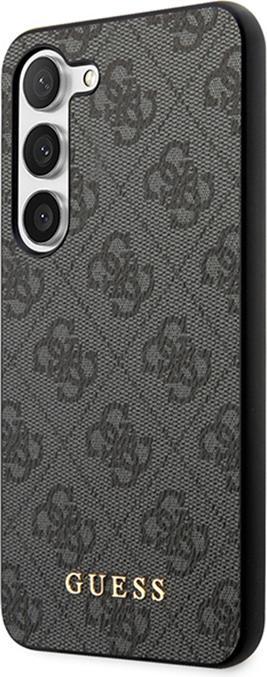 Produktbild Guess Gehäuse für S24+ S926 GUHCS24MG4GFGR Hardcase 4G Metall Gold Logo schwarz (Samsung Galaxy S24+)
