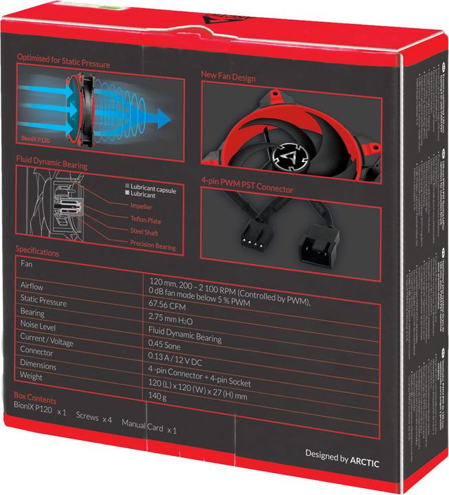 Actual product image Arctic Bionix P120 (120 mm, 1 x)