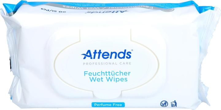 Produktbild Attends Pflege Feuchttücher (80 Stück)