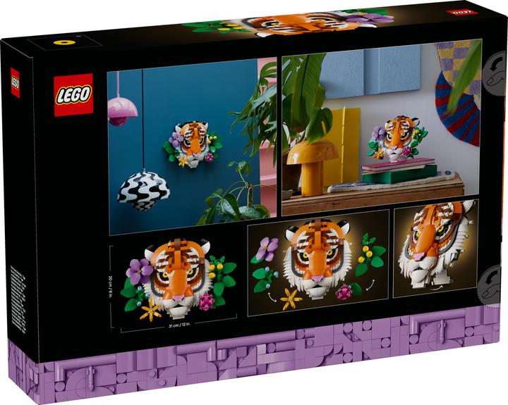Actual product image LEGO Fauna Collection - Tiger (31217, LEGO Art)