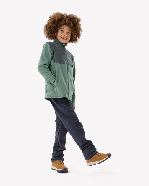 Immagine prodotto Quechua Giacca in pile per bambini taglia 122-170 Hiking - MH500 Zip TW (8, 9, 10)