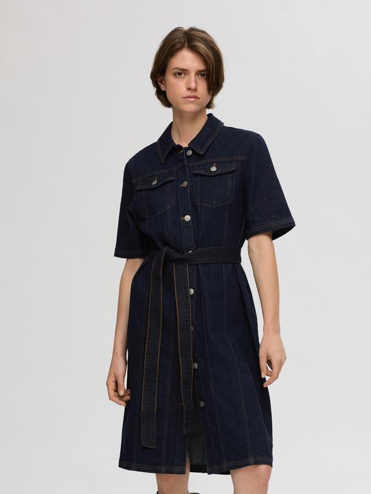 Image du produit Selected Femme Robe en jean à manches courtes (40)