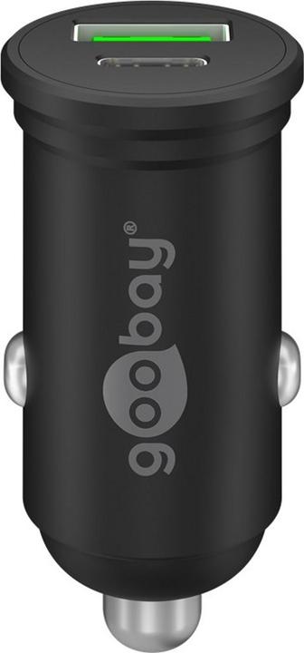 Productafbeelding Goobay Dubbele USB auto snellader USB-C PD Power Delivery 45 W