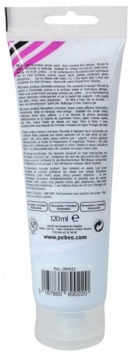 Actual product image Pebeo Decocrème Matt acrylic paint (Baby Blue, 120 ml)