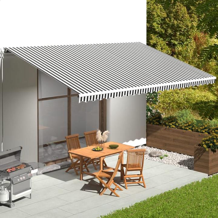 Anthracite et blanc