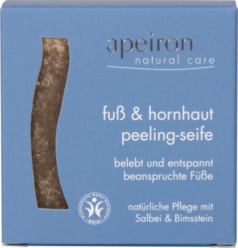 Apeiron Fuss-und Hornhaut Peeling Seife (Handpeeling)