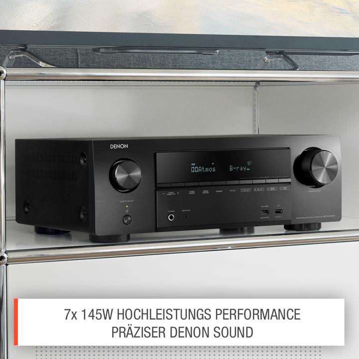 Image du produit Denon AVR-X1600H (7.2 canaux, FM, DAB+)