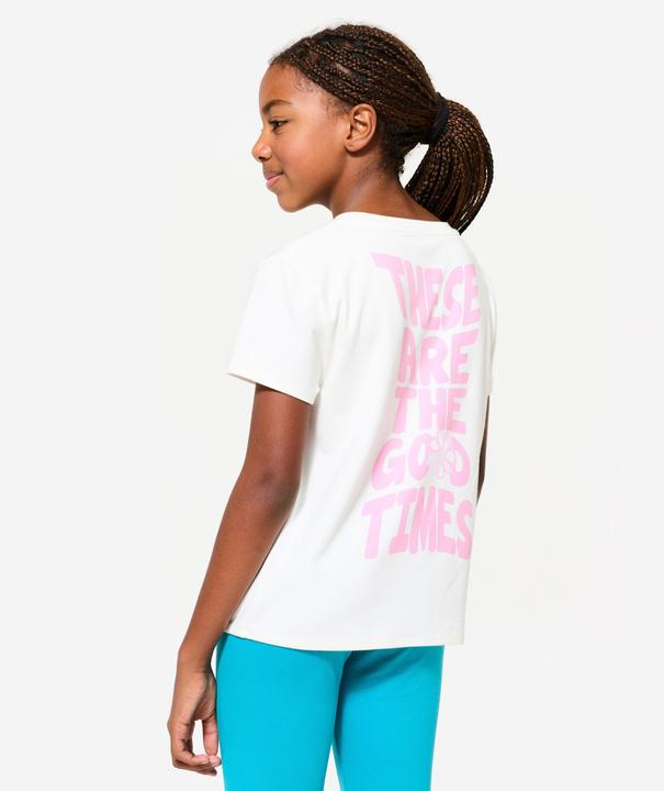 Produktbild Decathlon T-Shirt Kinder Baumwolle - Print weiss (5, 6)