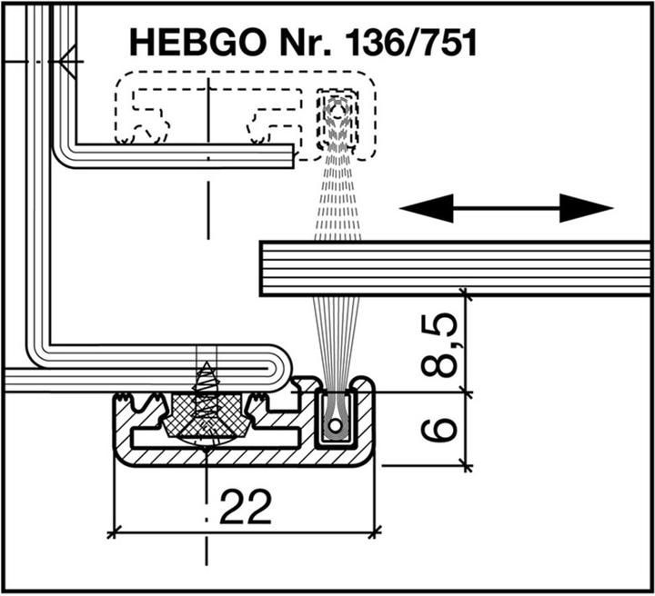 Image du produit Hebgo Profilés de maintien 136