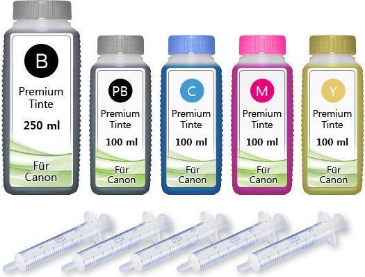 Image du produit Druckfuxx 650ml NACHFÜLL TINTE für CANON PIXMA MP540 MP550 MP560 MP620 MP630 MP6