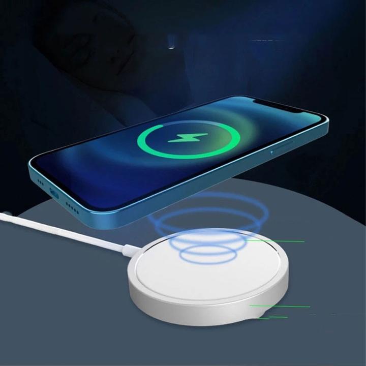 Produktbild Apfelkiste USB C MagSafe Ladegerät Magnetischer Qi-Wireless Charger 15W, 1m (15 W)