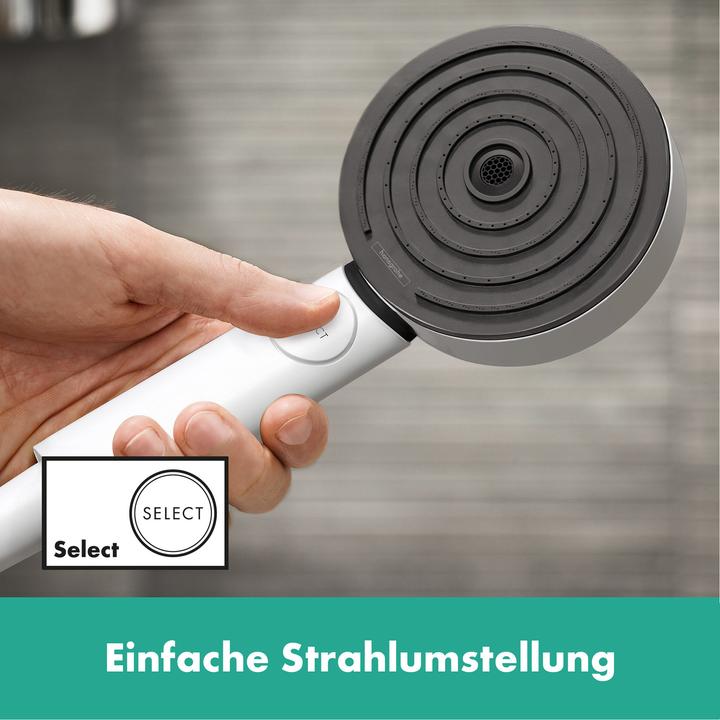 Produktbild hansgrohe Pulsify Select S 105 Relaxation EcoSmart (3 Strahlarten, 8.20 l/min)